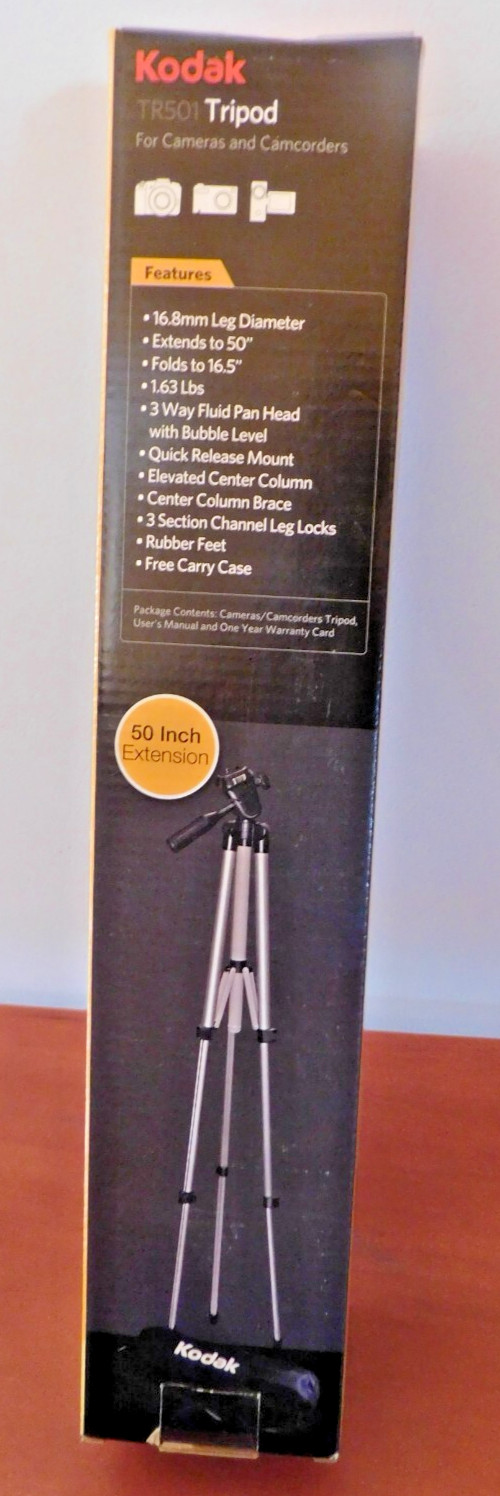 KODAK TRSO1-TRIPOD 50 INCH. BRAND NEW UNOPEND.