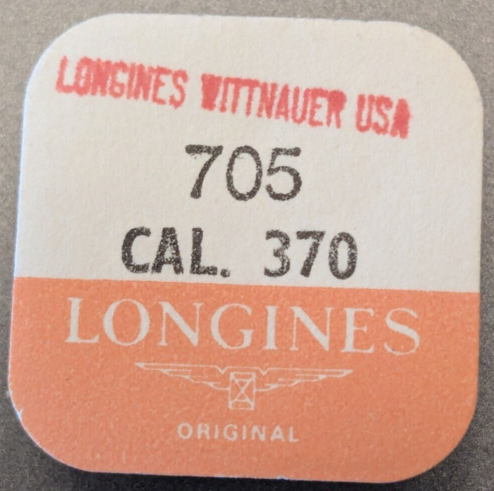 NEW Genuine Longines Cal. 370 Escape Wheel Part# 705 – Sealed Blister Pack