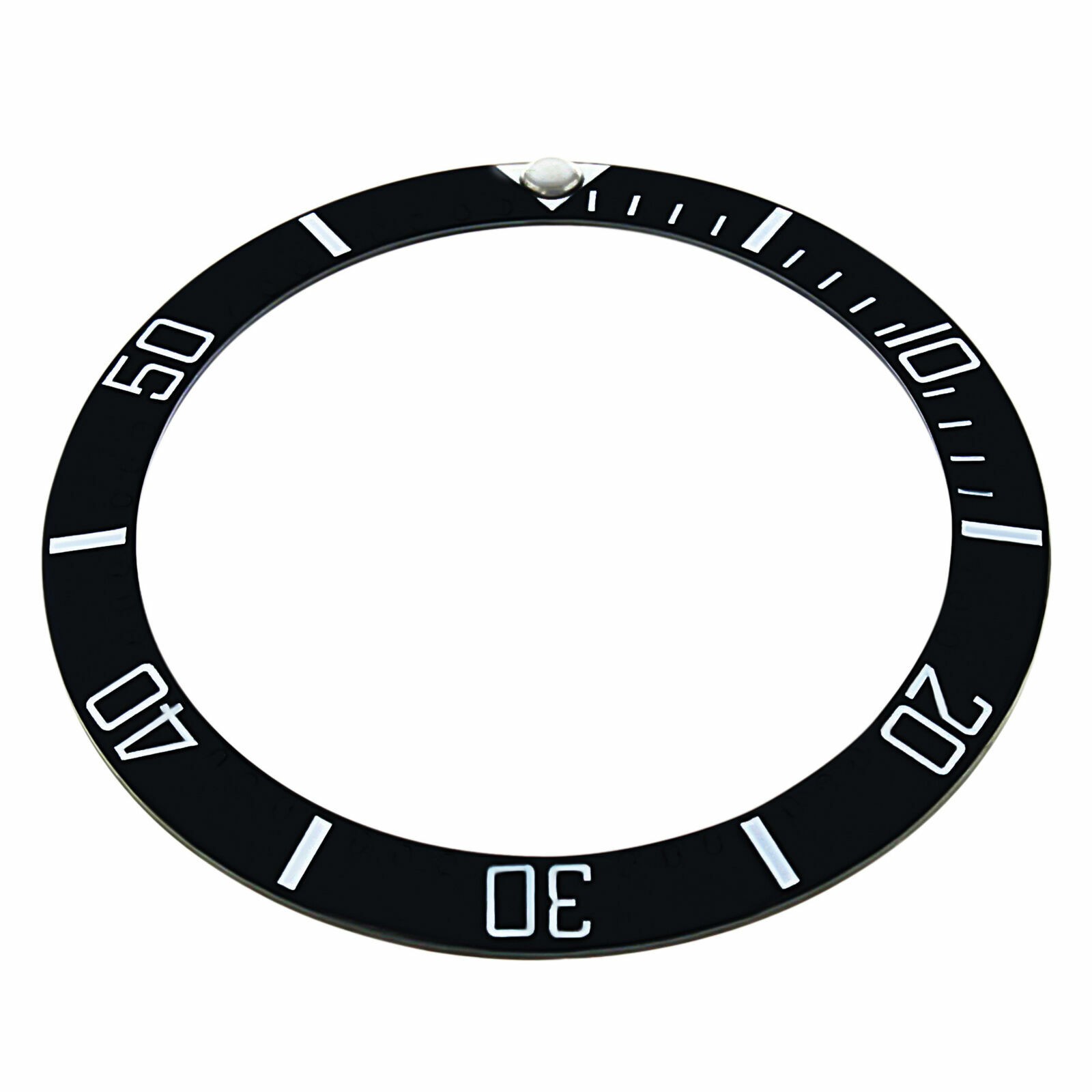 REPLACEMENT BLACK CERAMIC INSERT WITH ENGRAVED #’S 40MM X 32MM