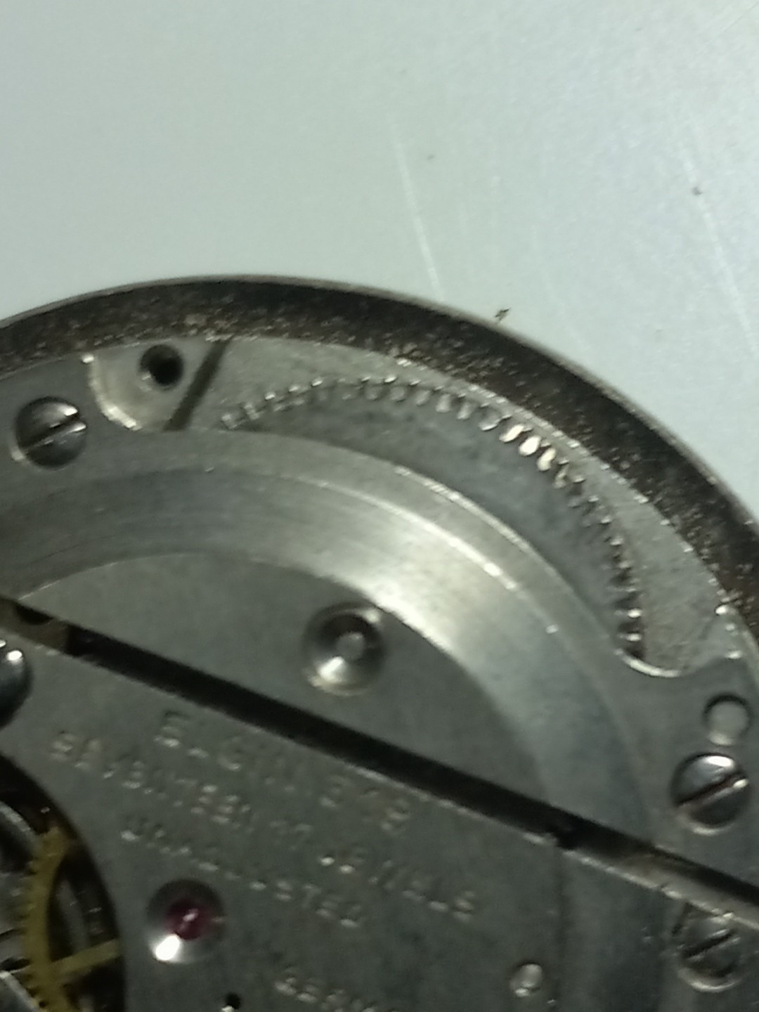 Elgin Sportsman Date Day Watch 318 Movement Germany Vintage Mens Wristwatch 363