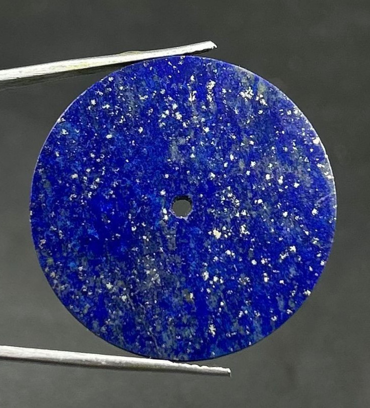Blue Lapis lazuli Watch Dial 31.5 mm Gemstone Flat Disc GMC-644 watch face
