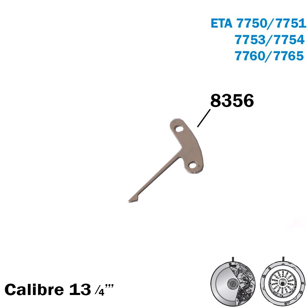 ETA 7750 ORIGINAL, Hammer Cam Jumper FOR Movement PART NO 8356 .