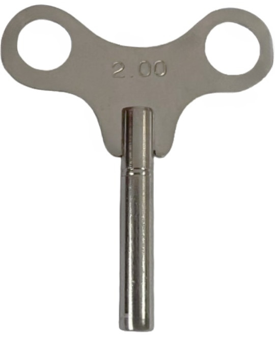 Brass Single End Clock Key #00, Jeweler Tools