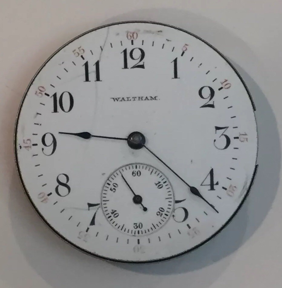 American Waltham Watch Co. Pocket Watch Movement Safety Barrel 8272321 – #HM106