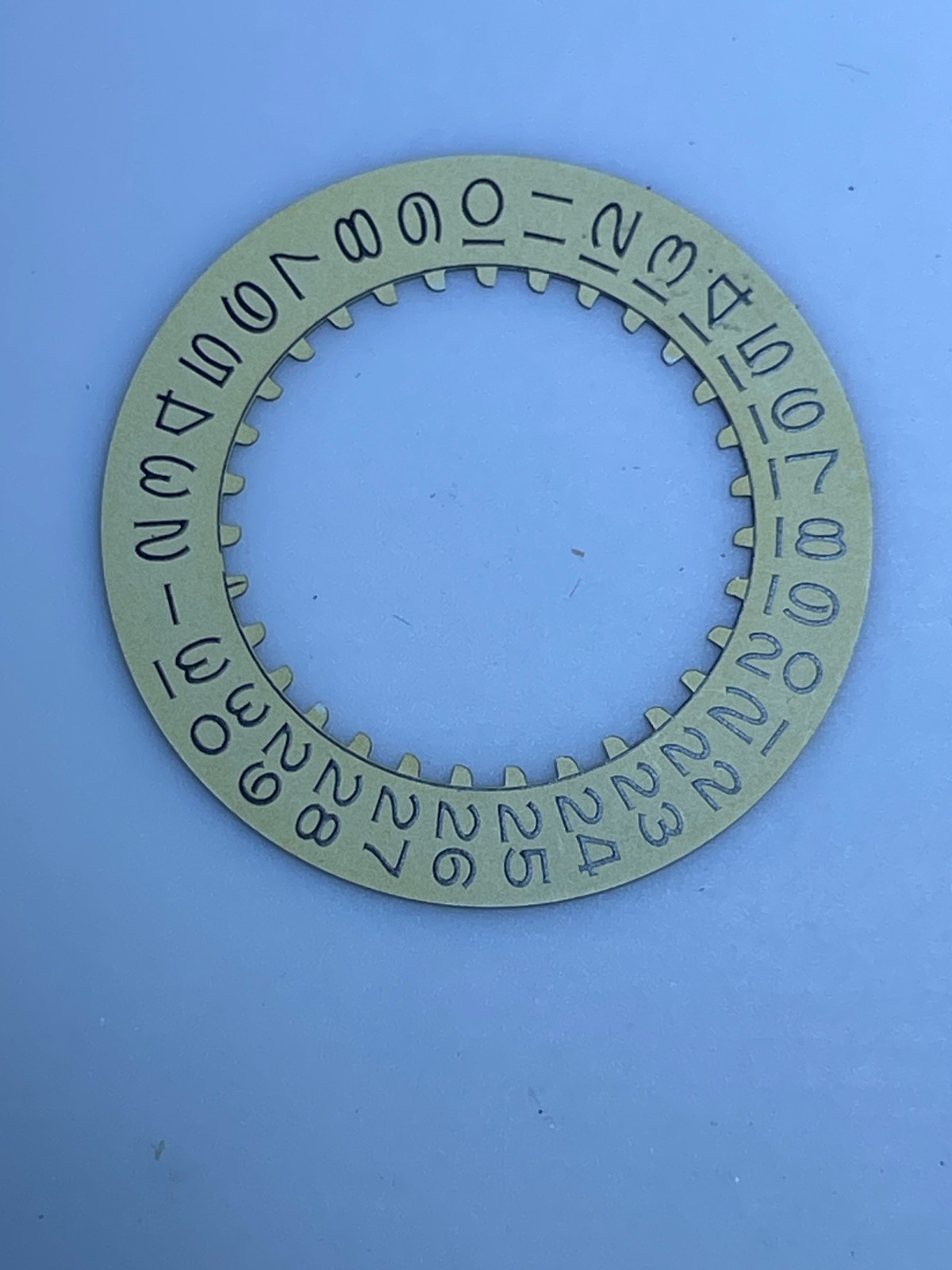 Vintage Genuine Rolex Date Disc for Caliber 3035