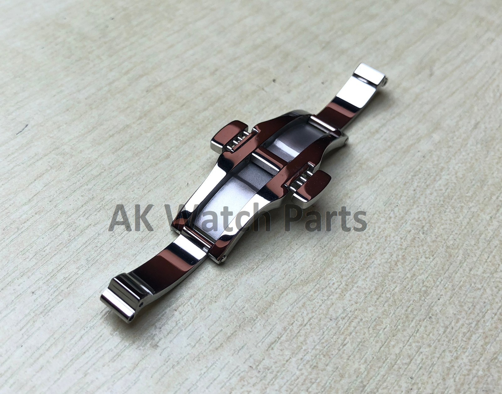 6mm Silver Butterfly CLASP/BUCKLE Fits Tissot PRS516 Couturier Tradition Strap