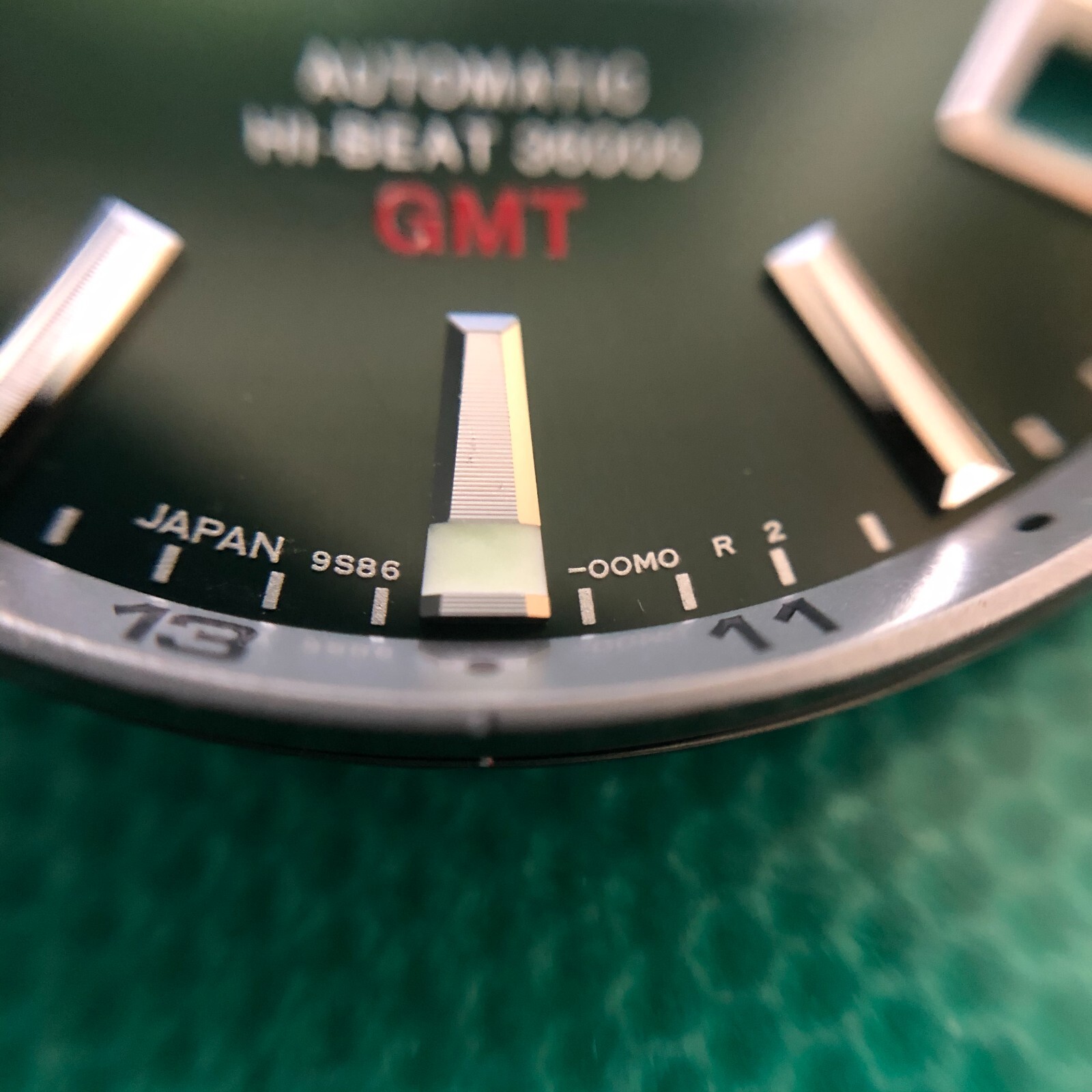 [w1676] GRAND SEIKO DIAL Green 9S86-00M0 GS SBGJ239 GMT Brand new NM