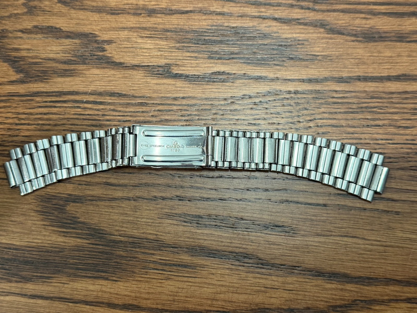 Vintage Omega Flat Link Bracelet 1065 Expandable 1/72, Speedmaster Seamaster