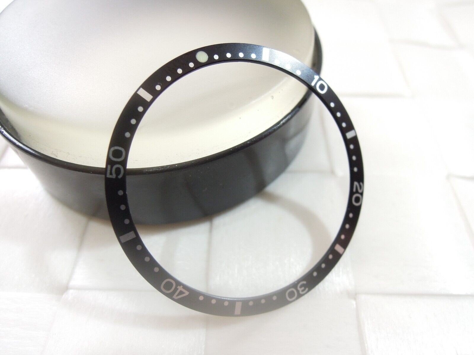 NEW BLACK BEZEL INSERT 62MAS VINTAGE DIVERS 6217-8001/8000 AUTOMATIC MENS WATCH