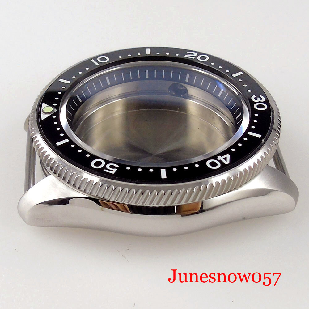 Diving 200M Waterproof Steel 41mm Automatic Watch Case fit NH35A NH36A Sapphire