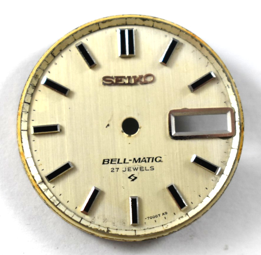 Vintage Seiko Bell Matic 27J Calendar Wrist Watch Dial Pre-Owned lot.ek