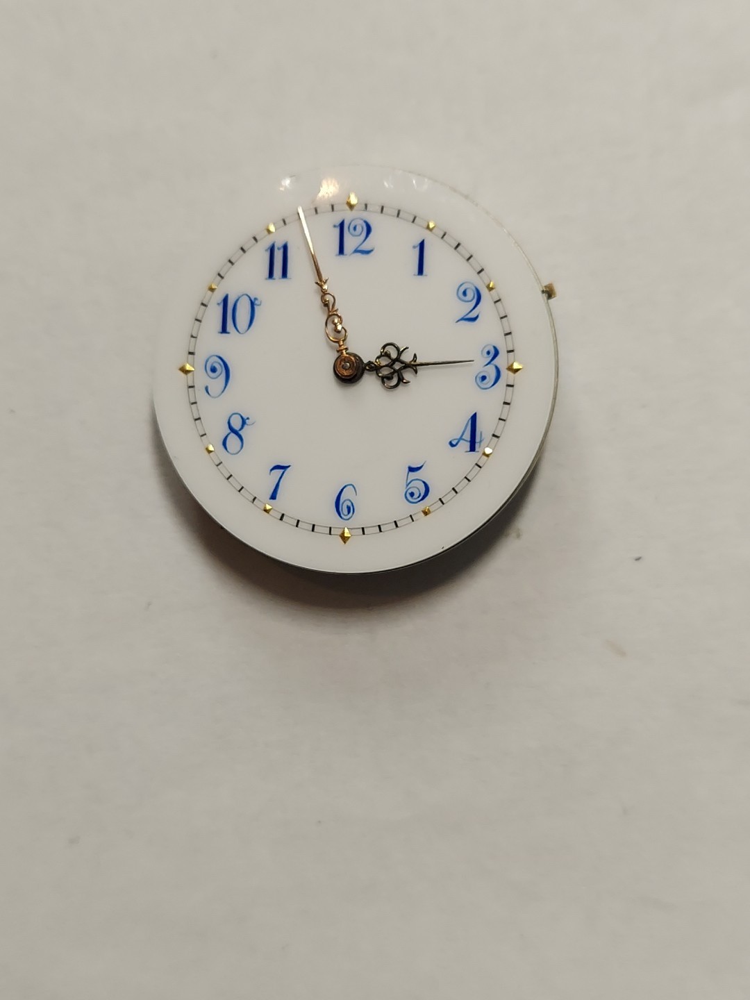 Unbrand Collectible High Grade Art Deco Enamel Dial Full Jewels P.W.MOVEMT Women