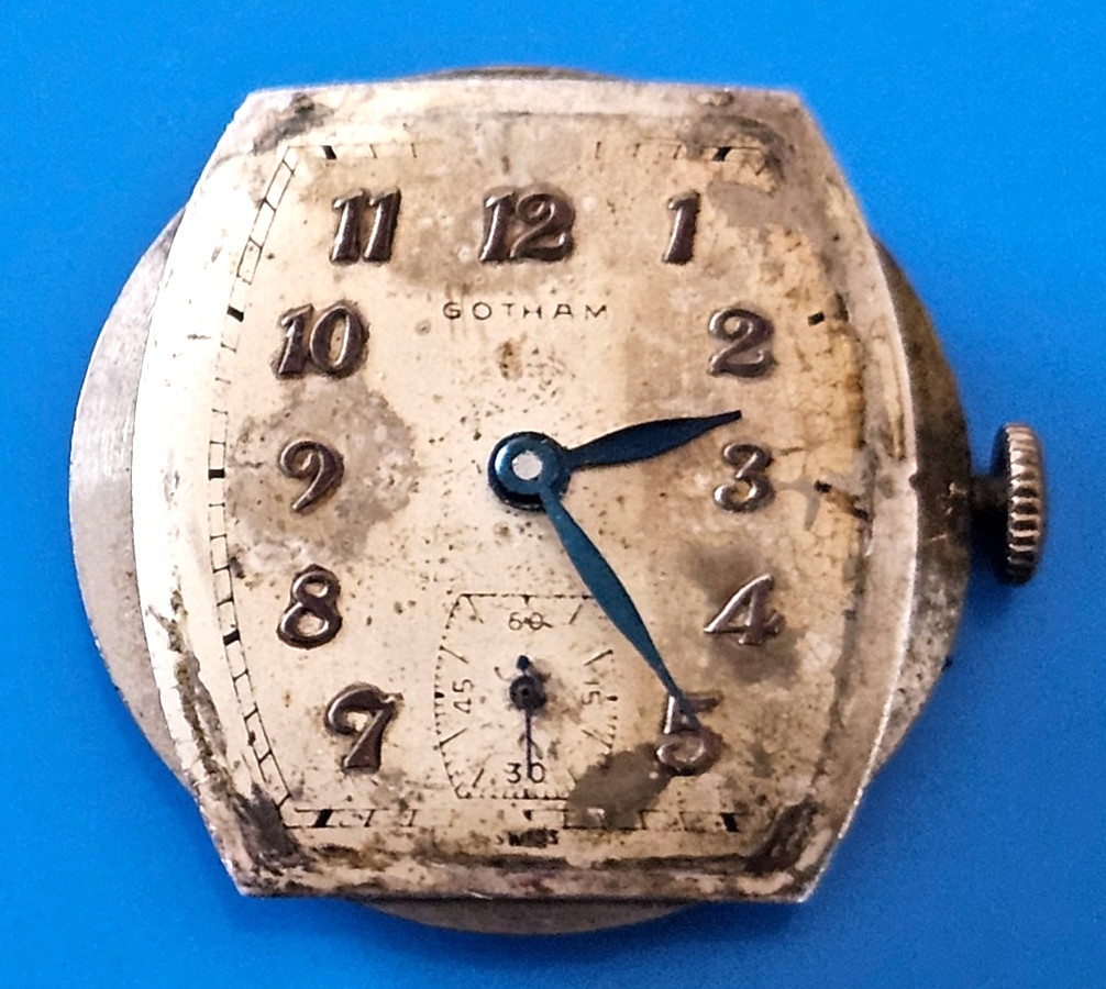 GOTHAM SNMO 17J Watch Movement (REMOVED FROM GOLD CASE/BALANCE RUNS) lot16