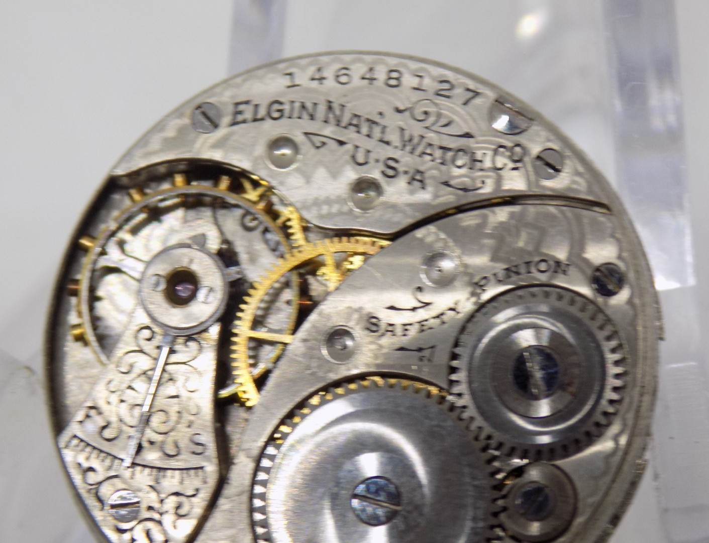 Elgin Natl. Watch Co. Grade 320 Model 2 0s Pocket 7J Watch Movement