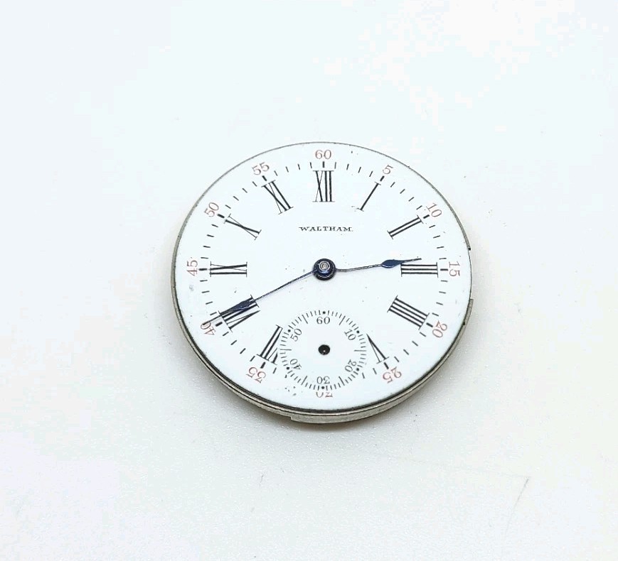 1903 Waltham Model 1891 Grade Seaside 7J 0s Pocket Watch Movement For Repair