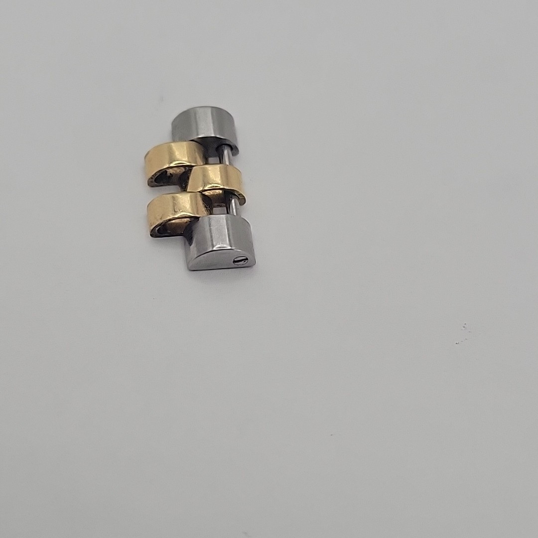 Genuine Rolex Steel & 18k Yellow Gold 15.3mm Link for Jubilee Bracelet 62523