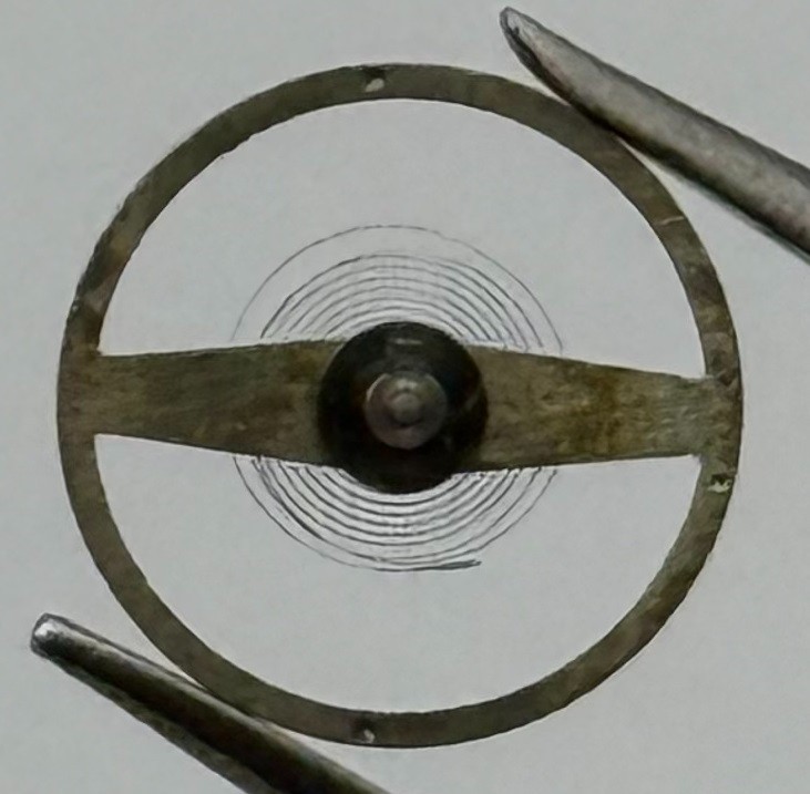 FHF 60 Balance Wheel Complete And Spring 6¾-8’’’ 200 M Watch Movement Parts NOS