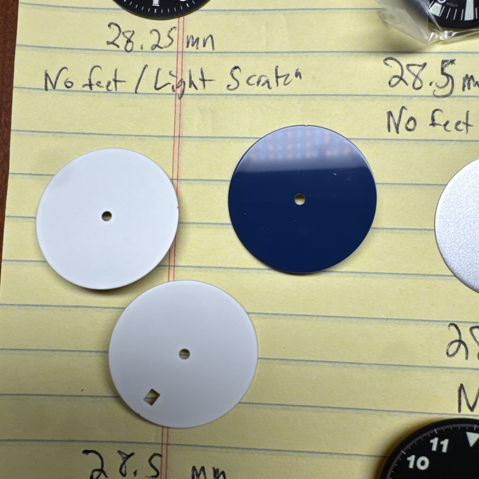 15 Watch Dial Lot MOST NEW 28.5 28mm 29.5 40.5 NH35/36