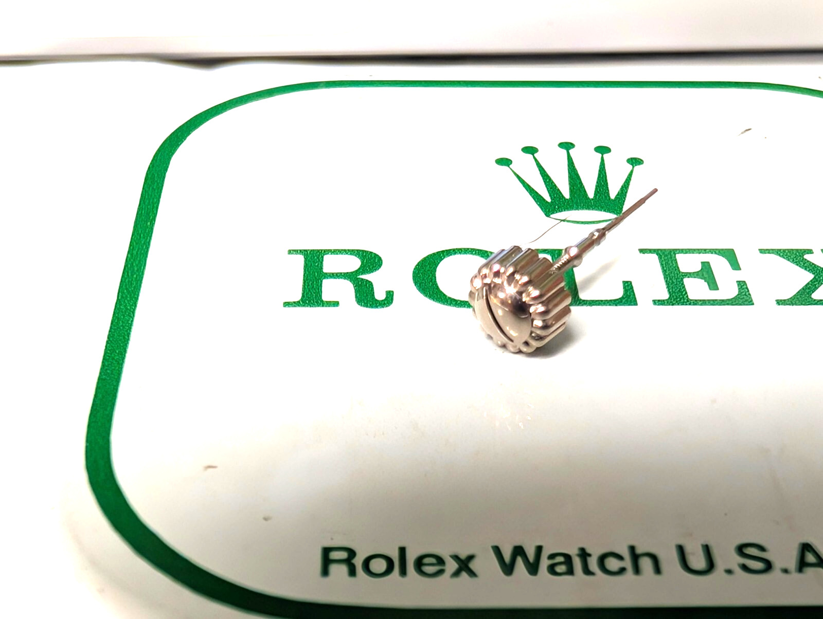genuine Ebel CROWN Stainless Steel S/S 5.5mm (takes a stem that is 0.90mm thread