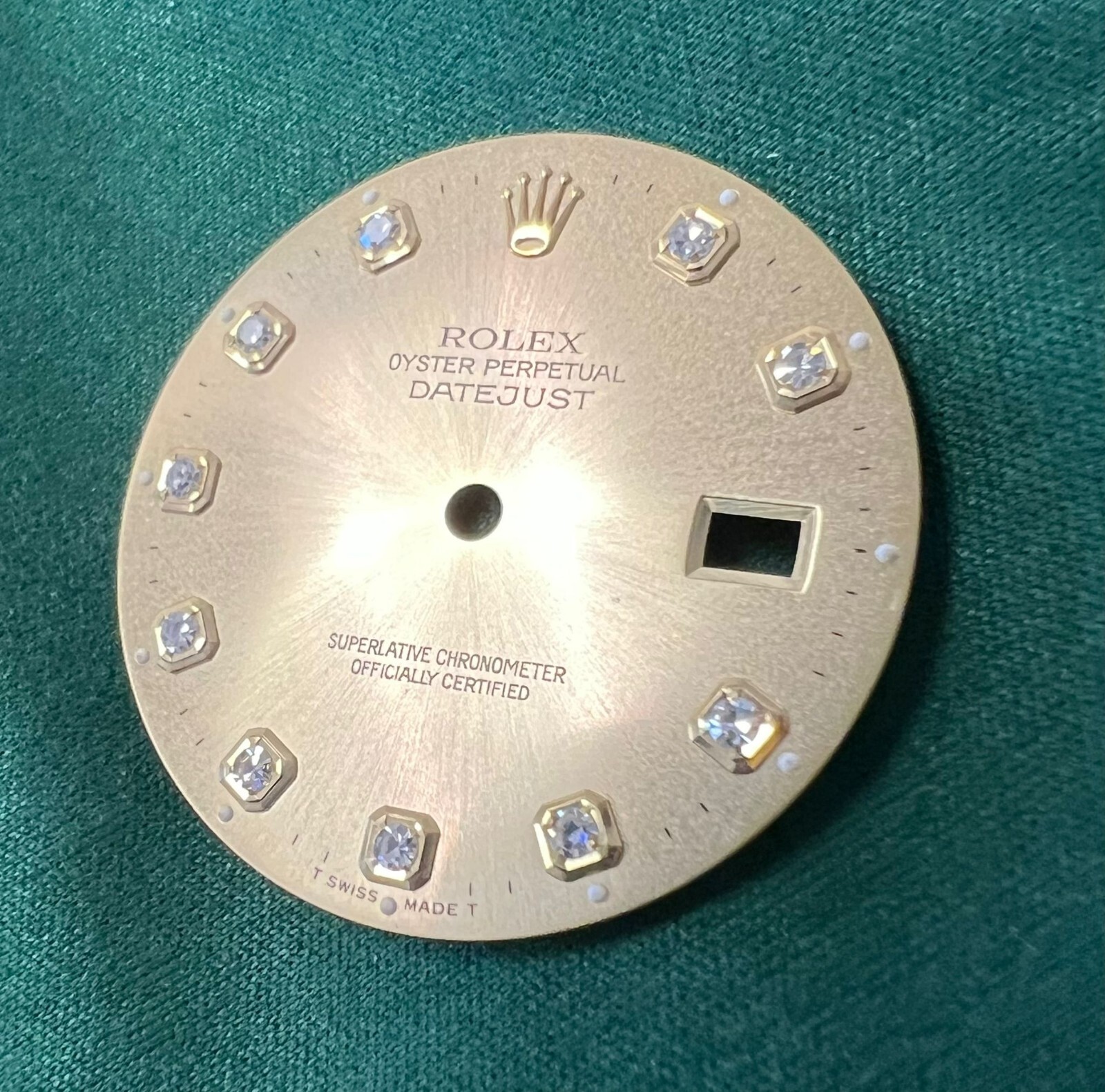 Authentic Rolex Datejust 36mm Gold Diamond Dial for 16013 16233