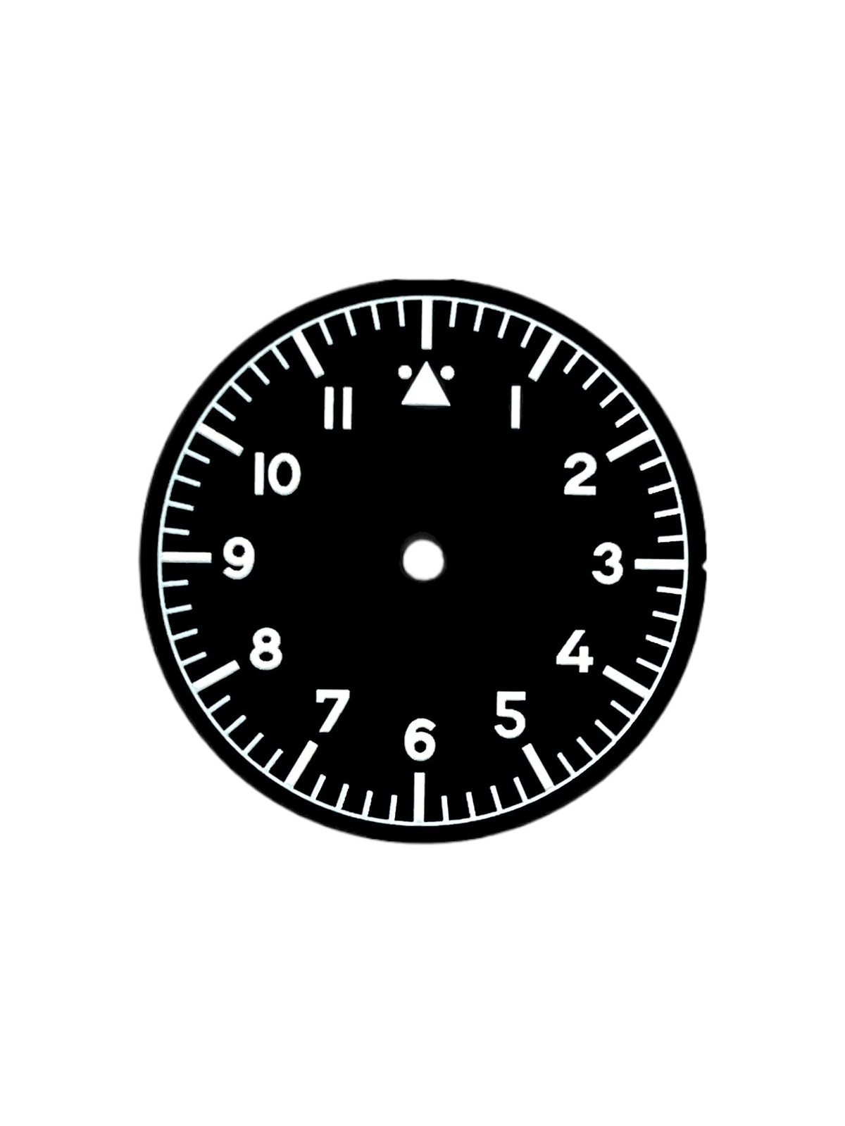 Black Pilot Watch Dial – 28.5mm – CT874
