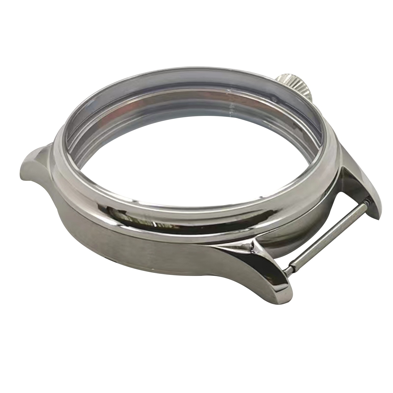 Waterproof Stainless Steel Watch Case W/Crown For ETA6497 6498 ST3600 Movement V