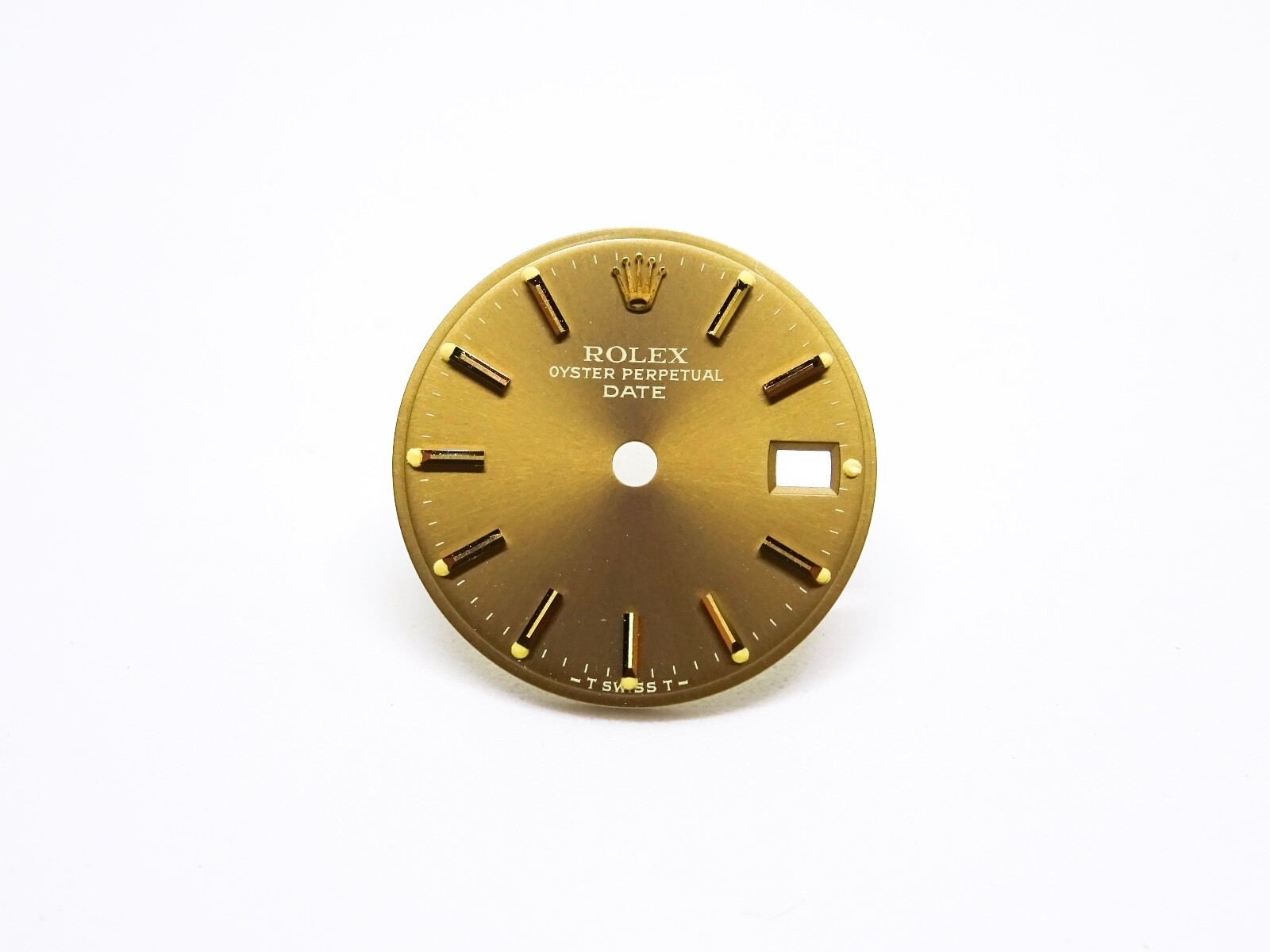 Lady Rolex Bronze 18K Oyster Perpetual Date 19.9mm Watch Dial