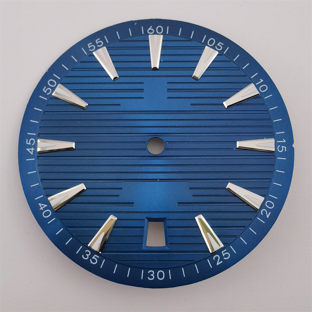 33.5mm green luminous sterile Watch Dial Fit NH35 Automatic Movement