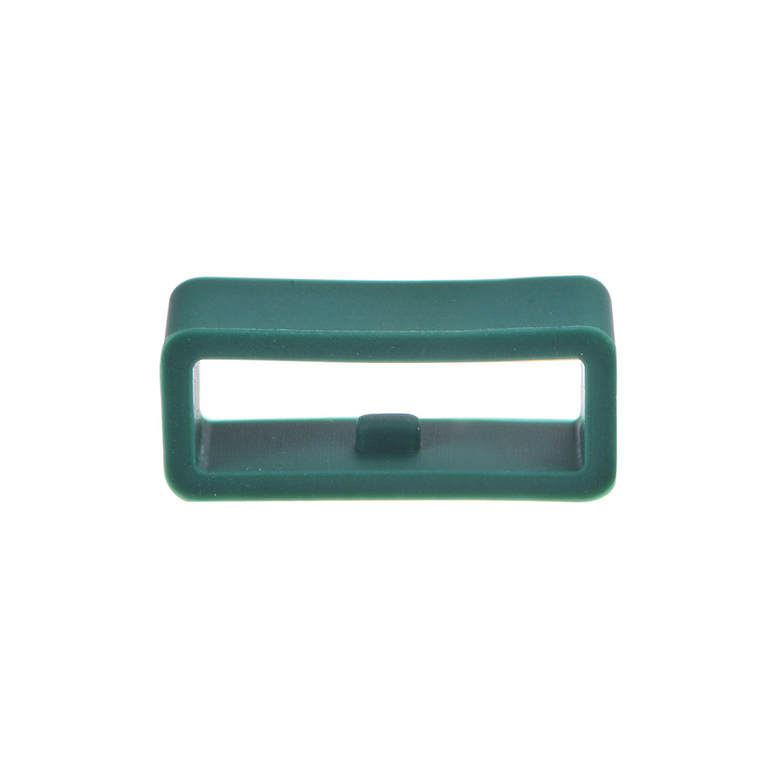 6pcs Watch Strap Loop Fastener Rings 16mm Rubber Watch Holder Keeper Dark Green