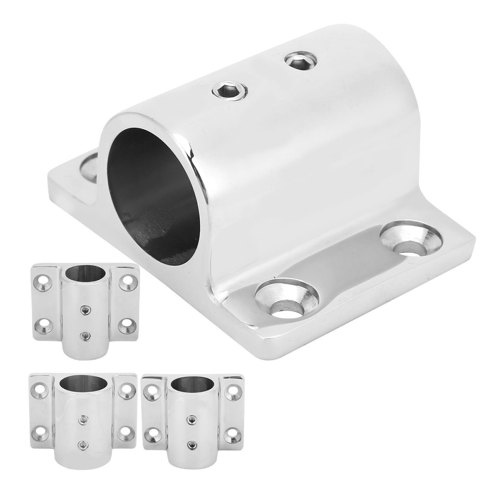 Marine Pipe Rectangular Base Stainless Steel Boat Tube Square Base Boat Hardware