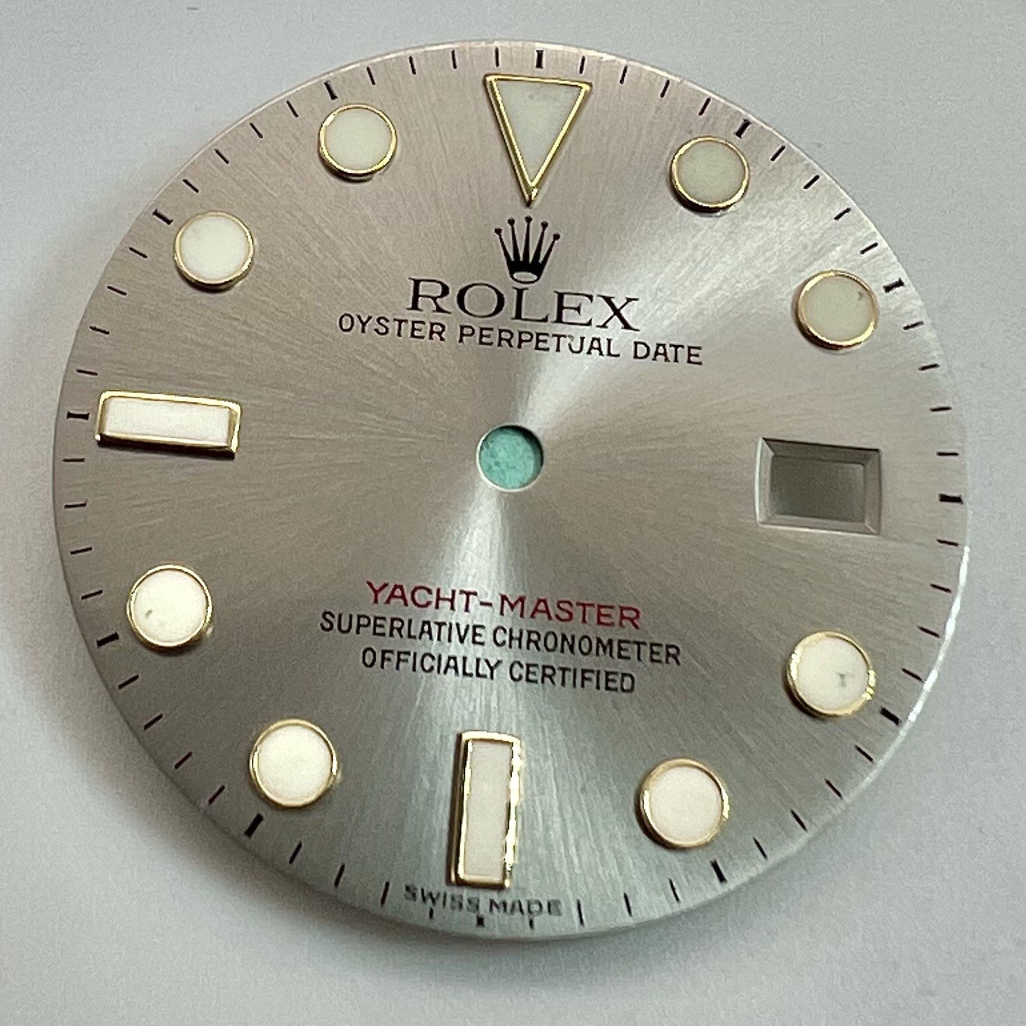 Rolex FACTORY Original Slate Gray Dial for 40mm Yacht Master Gold 16623 16628