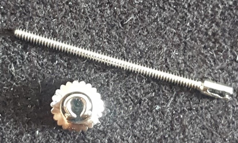 Omega Water Resistant Crown, Steel, Part Number 43242