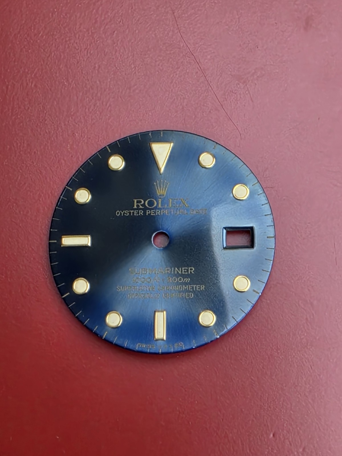 Vintage Rolex Submariner blue tropical dial Singer 16808 16803 16613 16618
