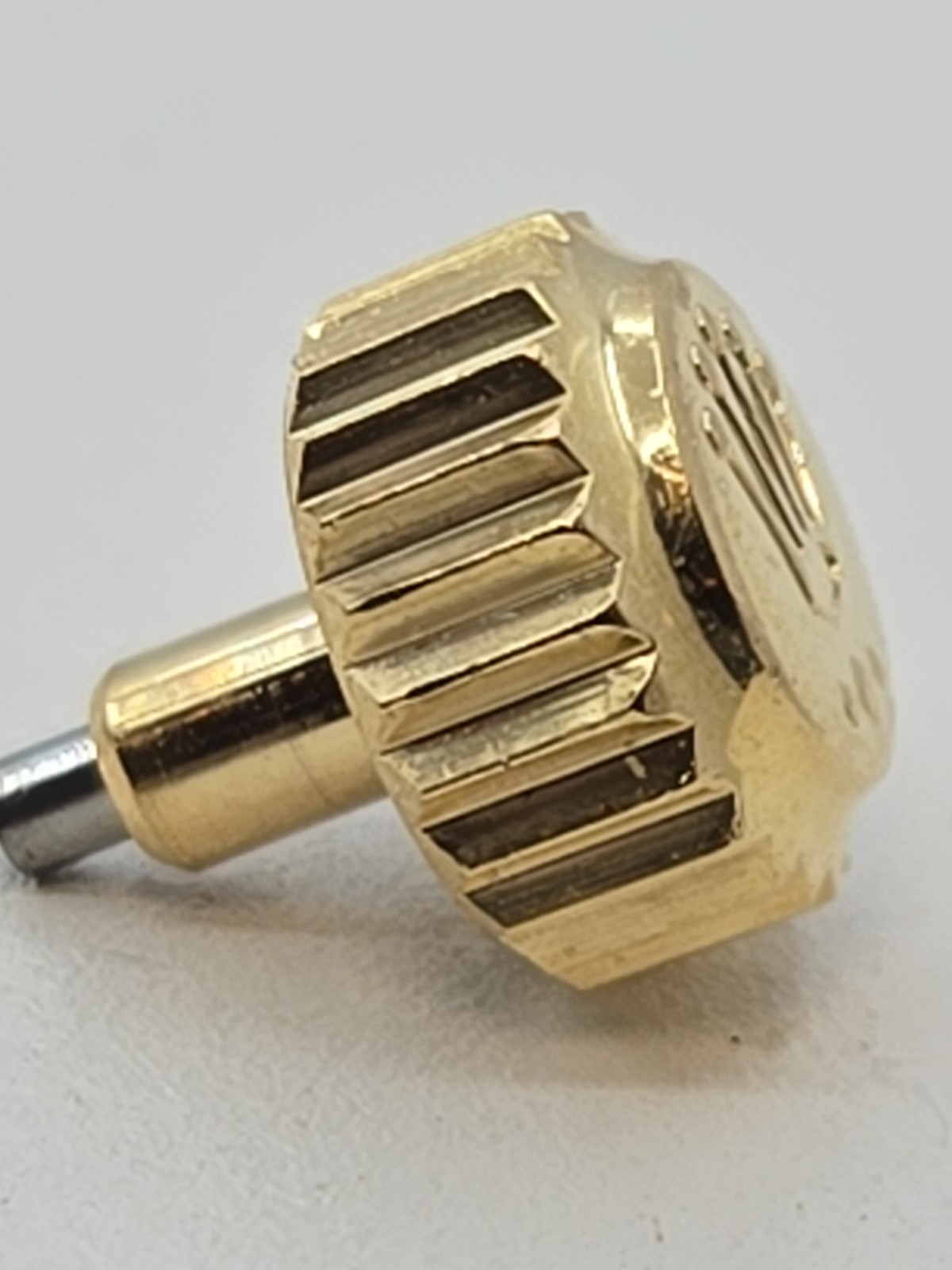 Rolex Crown, 7mm , 24 704 8, 116718,116528 18k Yellow Gold ,AAA Condition