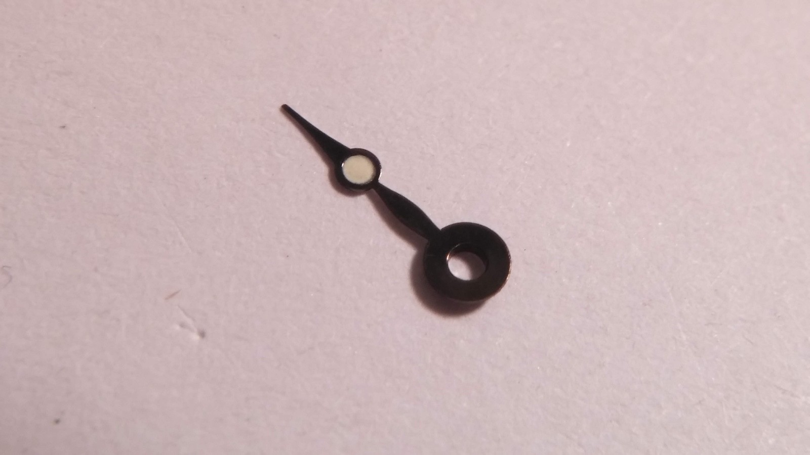 Breguet Hand 8mm from center of hole/circle LUMINOUS Tri..tium 110/22. 25198