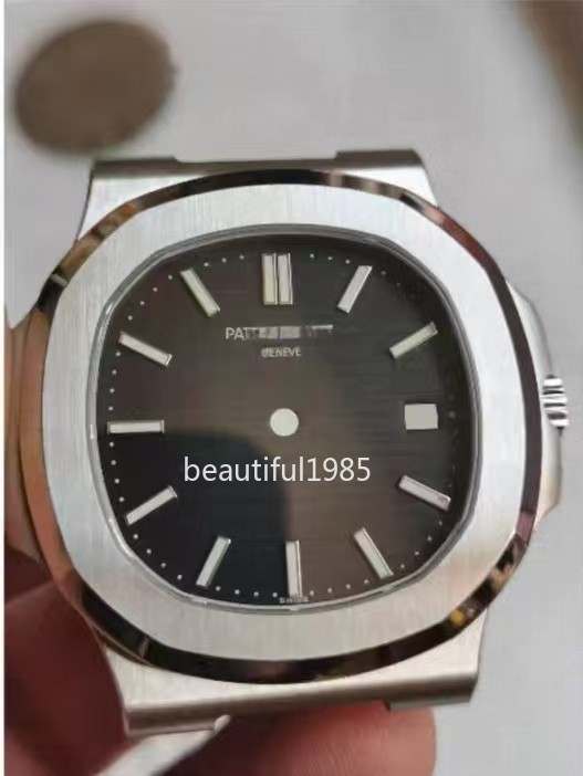 DIY Watch Part Kit for 2824 Nautilus 40mm SS Watch Case+Dial+Hands+Steel Strap
