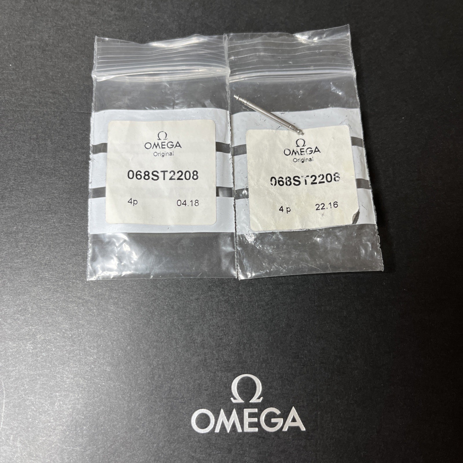 OMEGA Ω 20 mm Spring Bar 068ST2208 For Fabric, Rubber & Leather Official Product