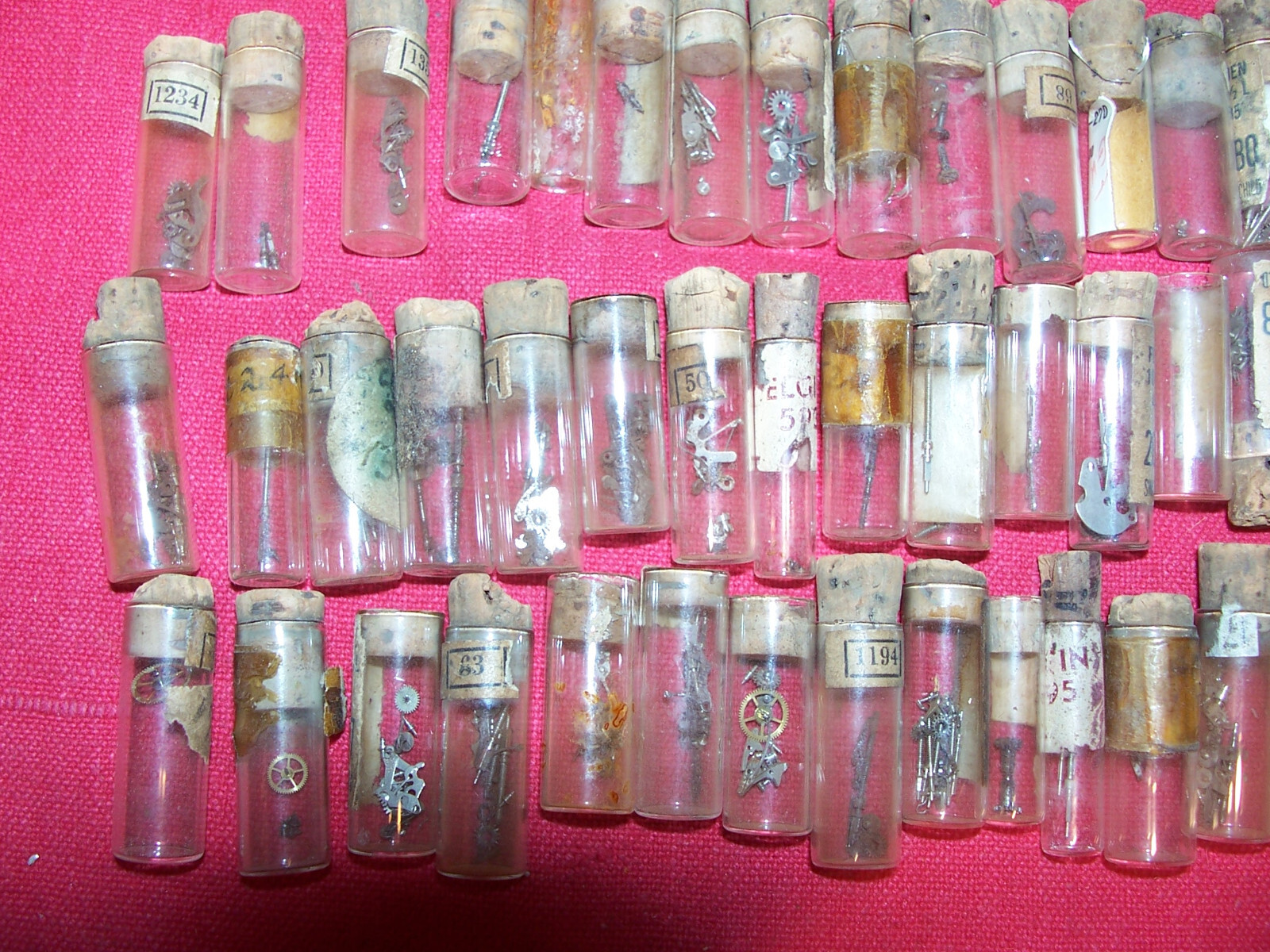 Wrist Watch Repair Parts Swartchild Elgin Vintage Swiss Watchmaker Assortment