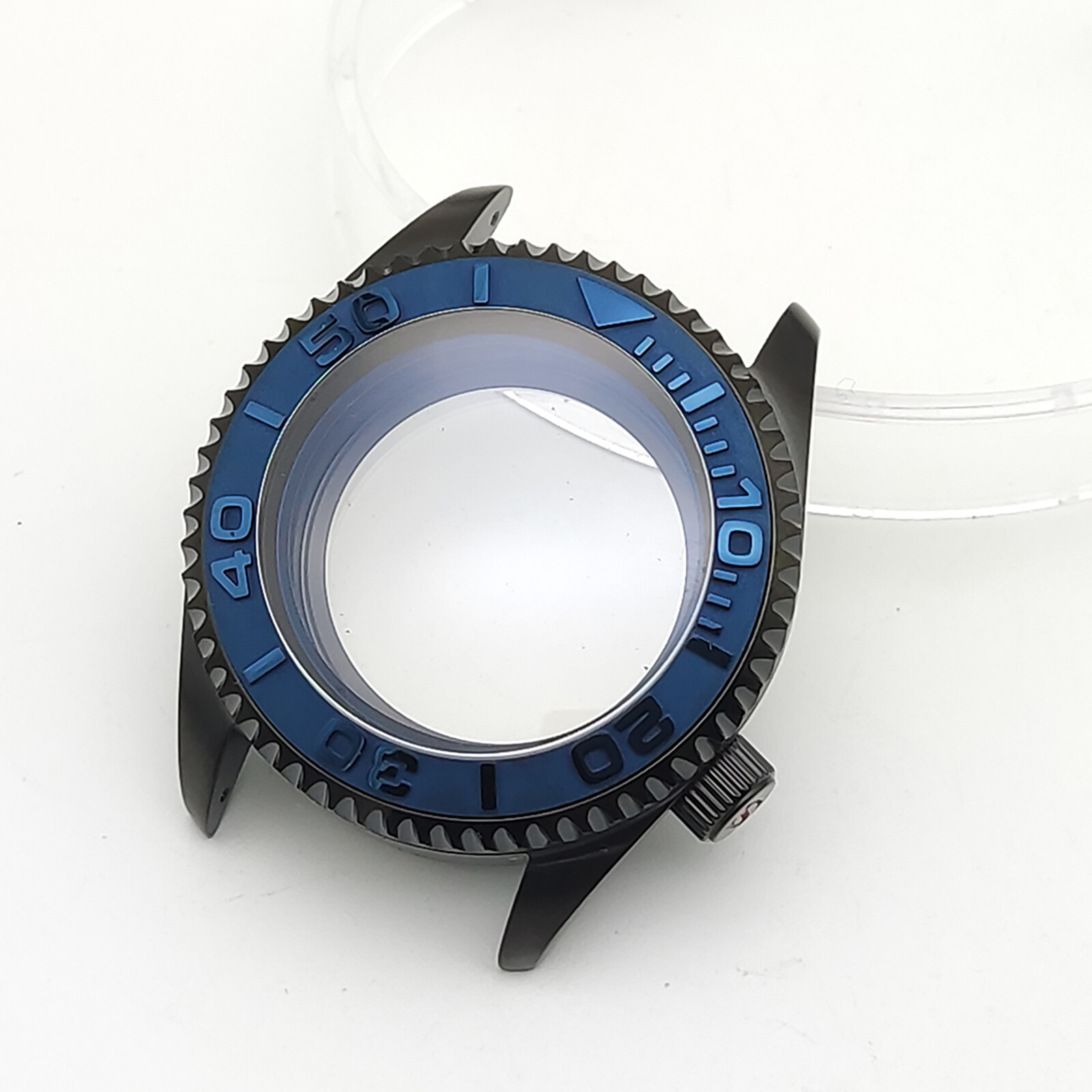 42MM Watch Case Modified SK007 Sapphire Glass Steel Case for NH35/NH36 movement