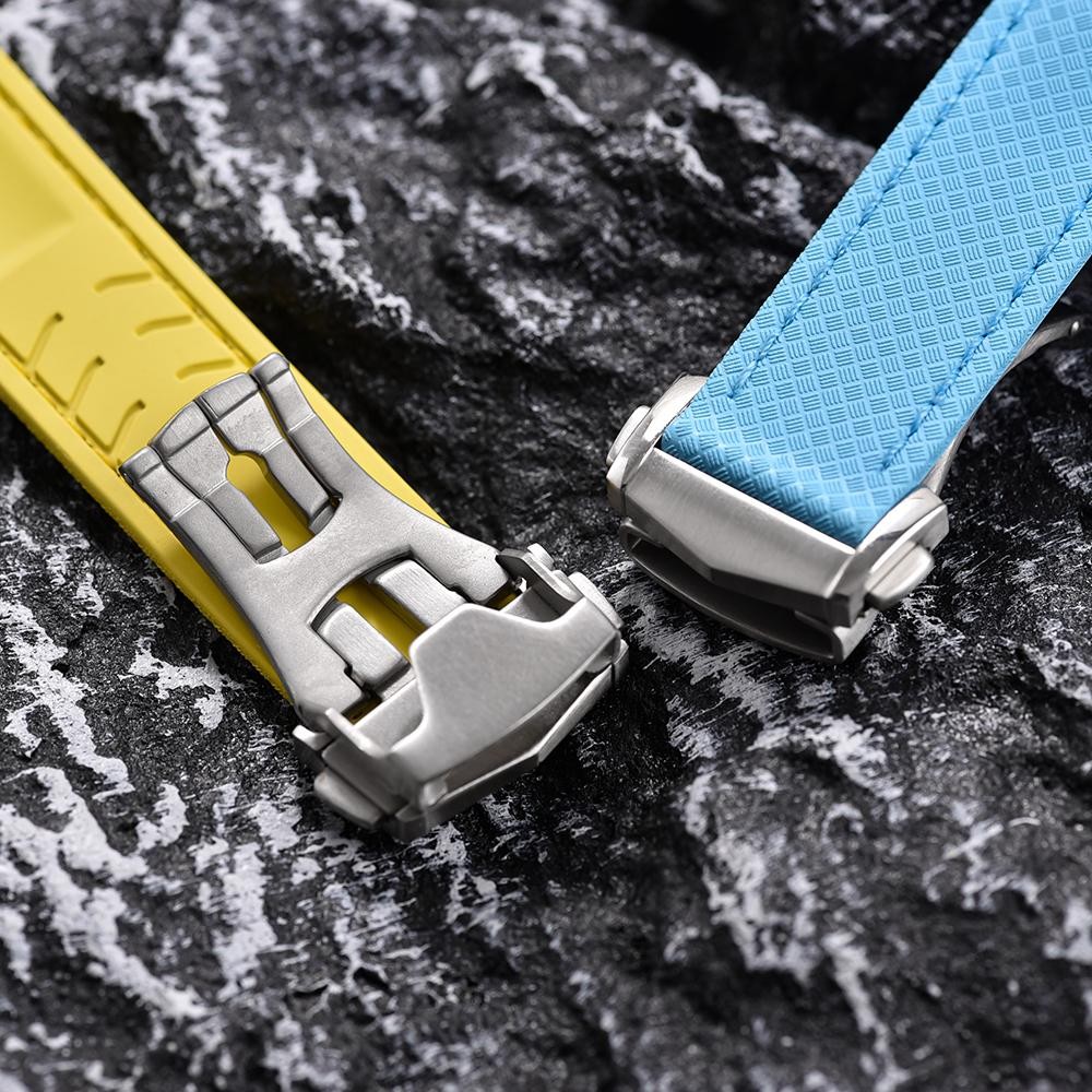 Metal Folding Buckle 18 20 22mm Stainless Steel Brushed Clasp for Omega Watch