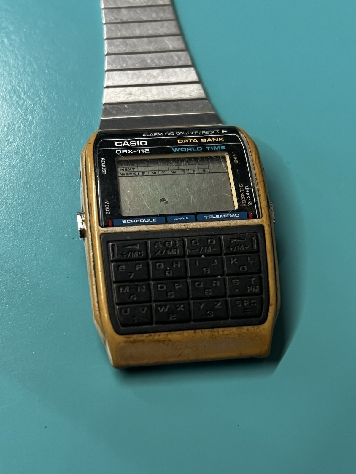 Lot of 5 Vintage CASIO Data Bank Watches – DBX-112 / DB-150 .. – for parts
