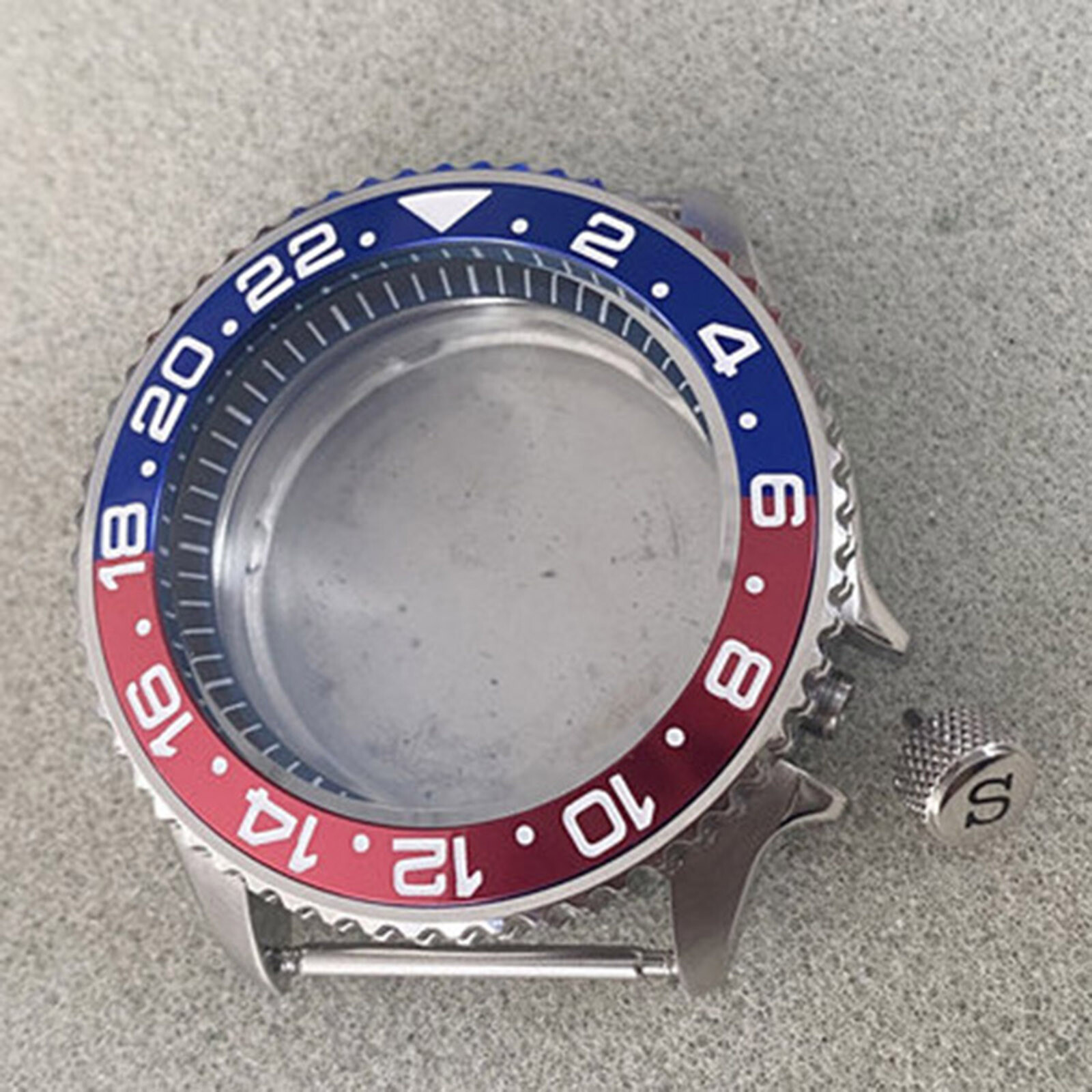41.5MM Black Inner Shadow Watch Case Mineral Glass for SKX007 NH35/NH36 Movement