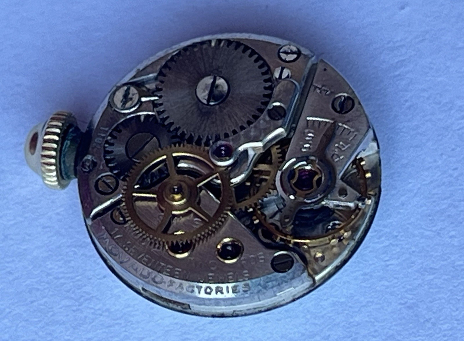 VINTAGE LADIES MOVADO WRIST WATCH MOVEMENT – TIFFANY & CO. DIAL,RUNNING