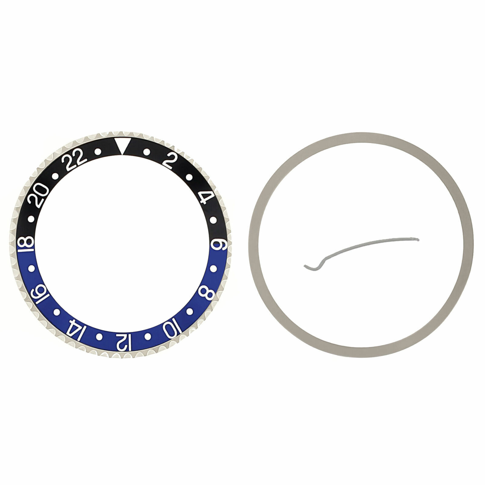 Bezel & Insert For Rolex GMT Master 2 16700, 16710 16760 16718 Batman Black Blue