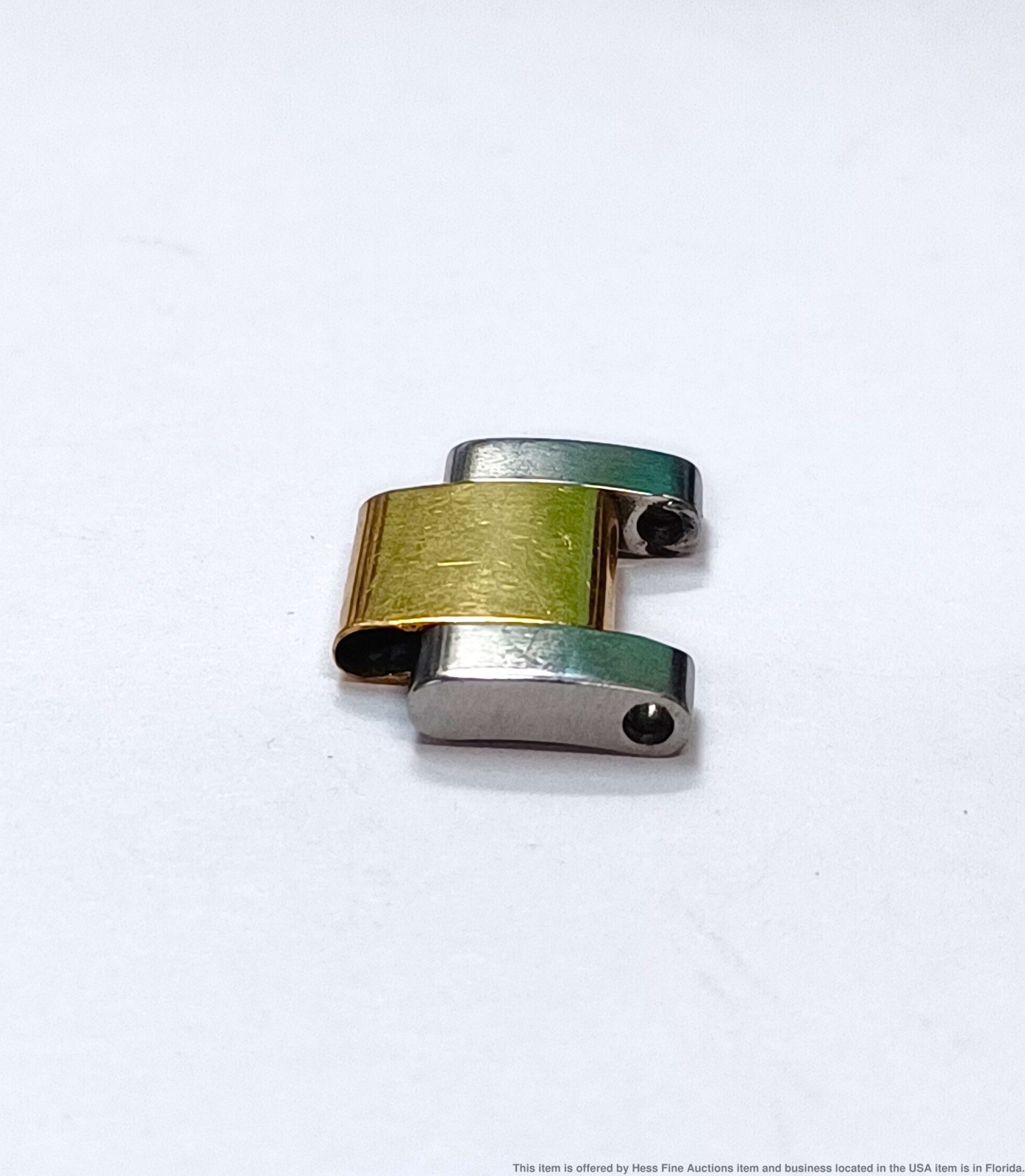 16613 Rolex Oyster Link 18k Gold Stainless Steel No Screw 93153