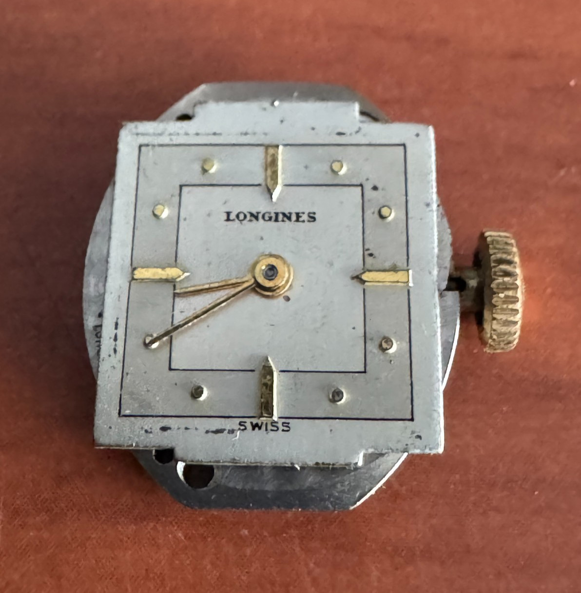 VINTAGE LADIES LONGINES WRISTWATCH MOVEMENT CAL. 5LN KEEPING TIME 17 JEWEL