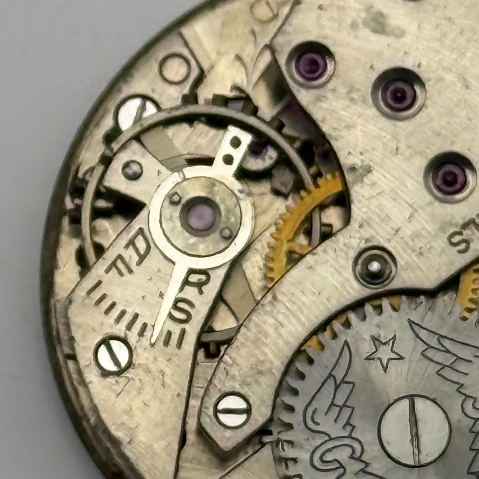 Rotary 440 Watch Movement Swiss 15 Jewels Manual Wind Parts Repair 23.4mm