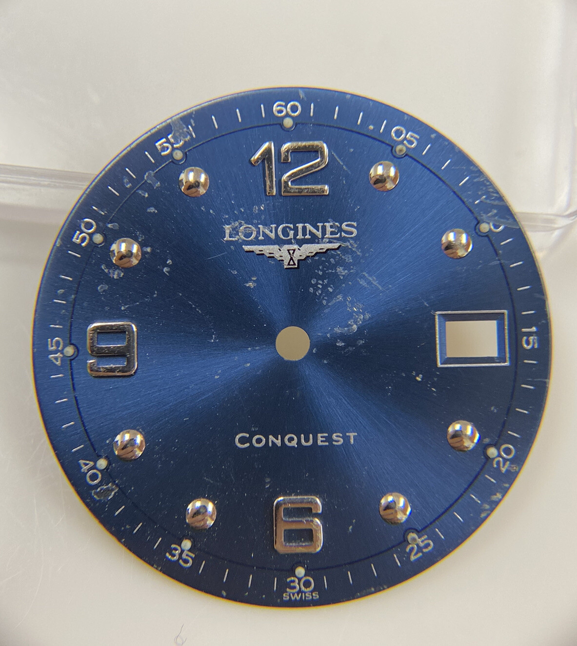 Genuine Vintage Longines Conquest Automatic 25.5mm Blue Dial