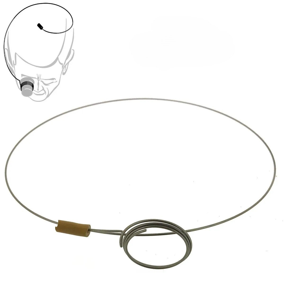 5461 Loupe Magnifier Eyeglass Holder in Stainless Steel Watchmakers Jewellers