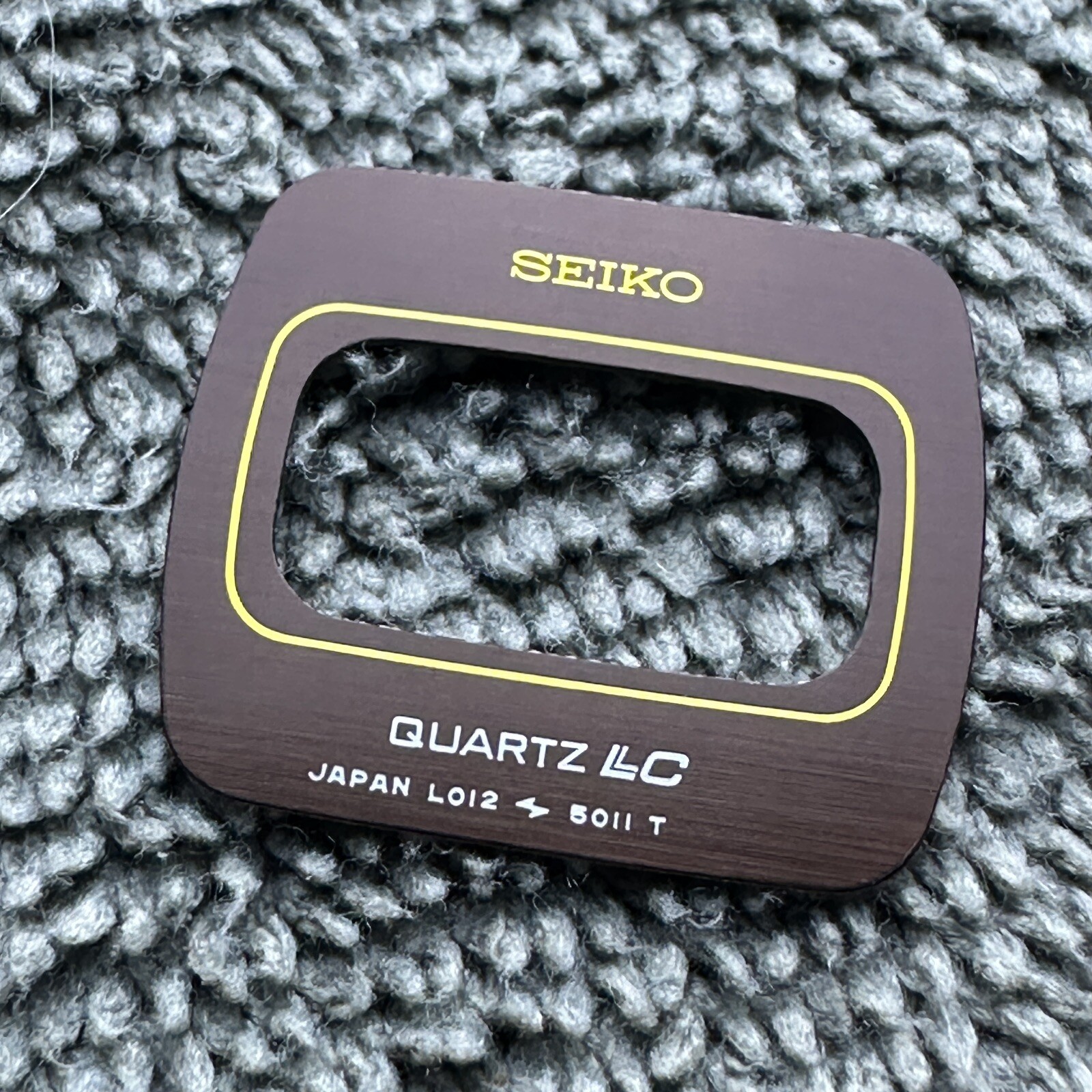 NEW OLD STOCK PANEL COVER QUARTZ LC SEIKO L012-5019